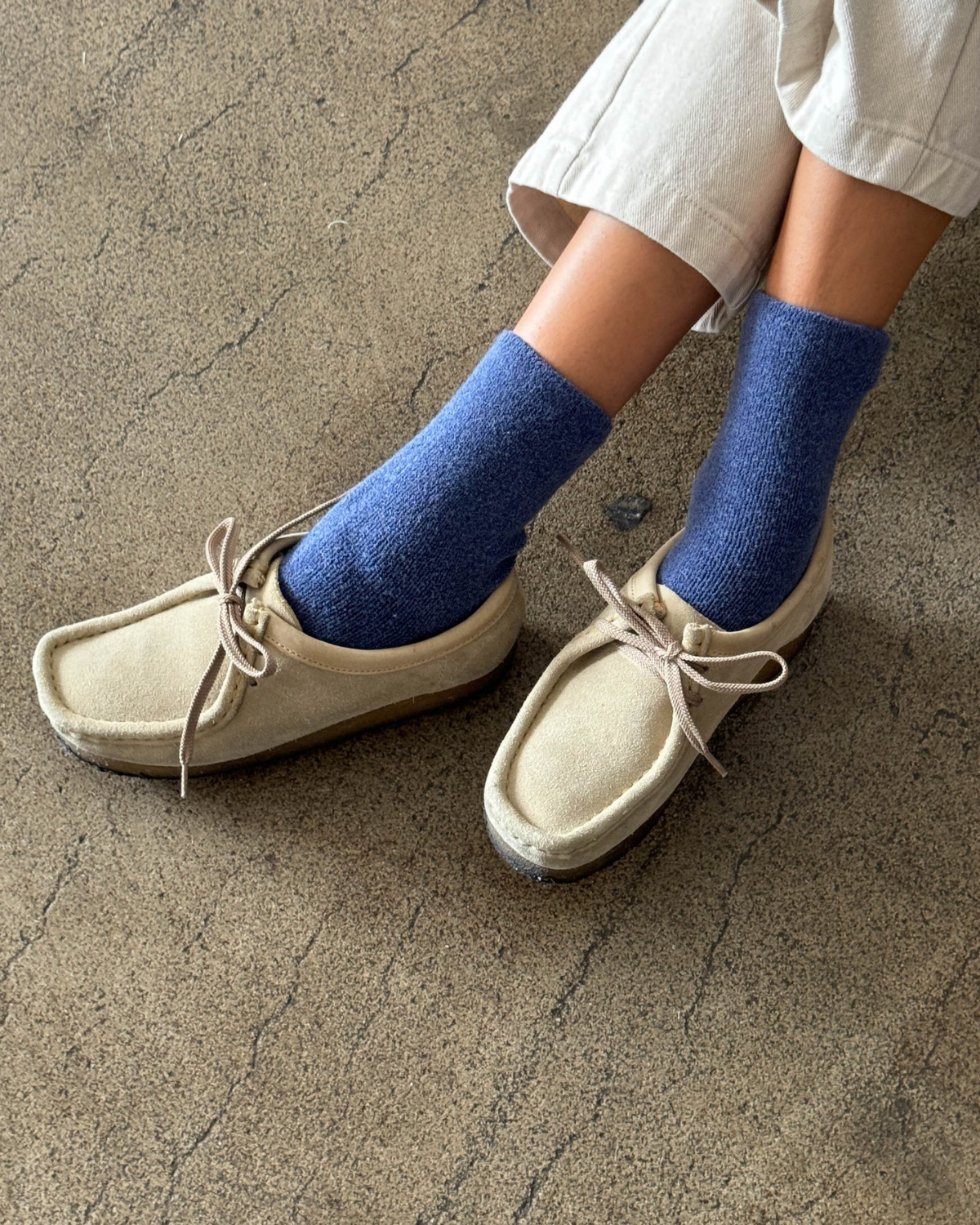 socks - cloud - bijou blue