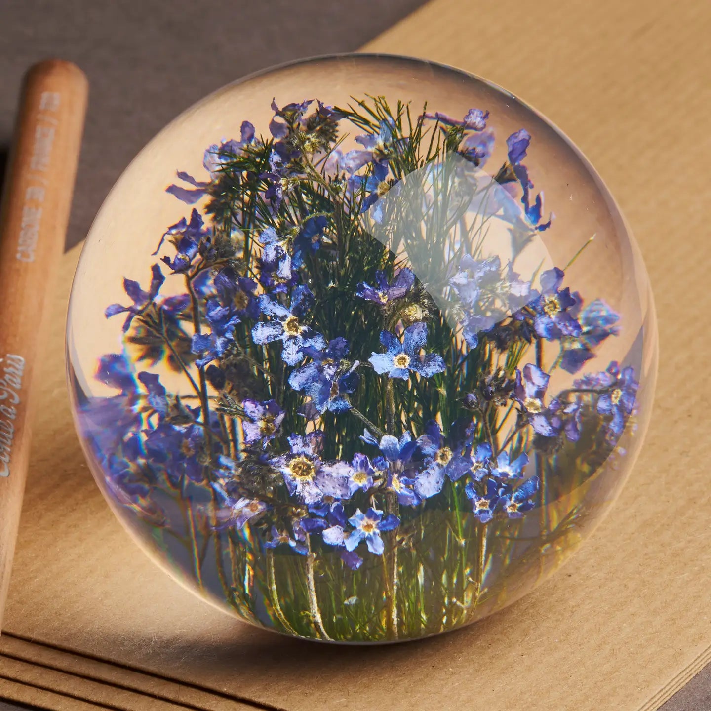 paperweight - forget me not