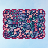 notecard set - scalloped liberty florals