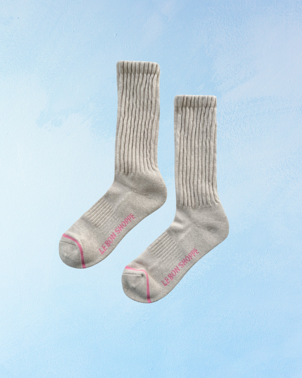 socks - ballet - oatmeal