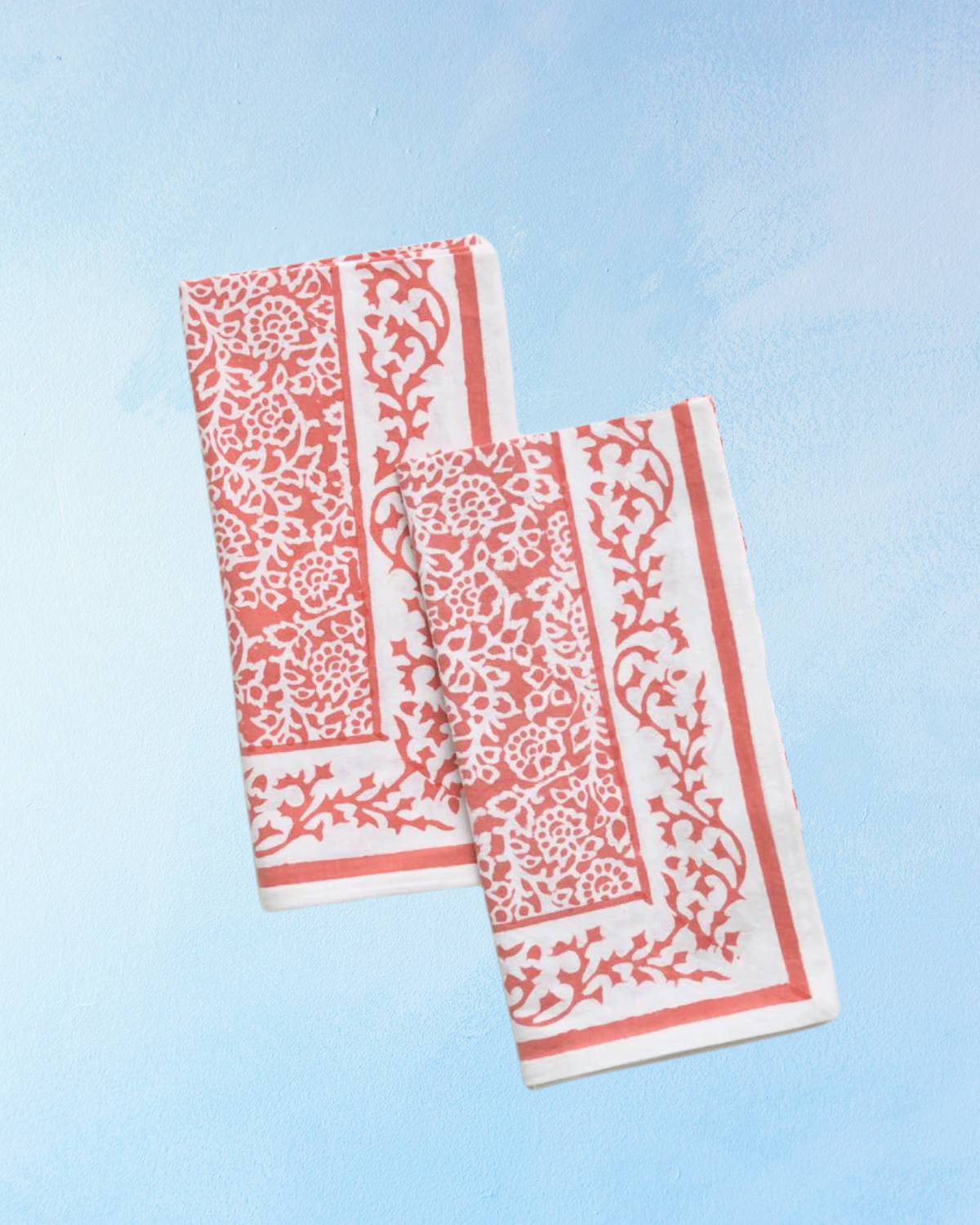 napkins - tapestry persimmon (set of two)