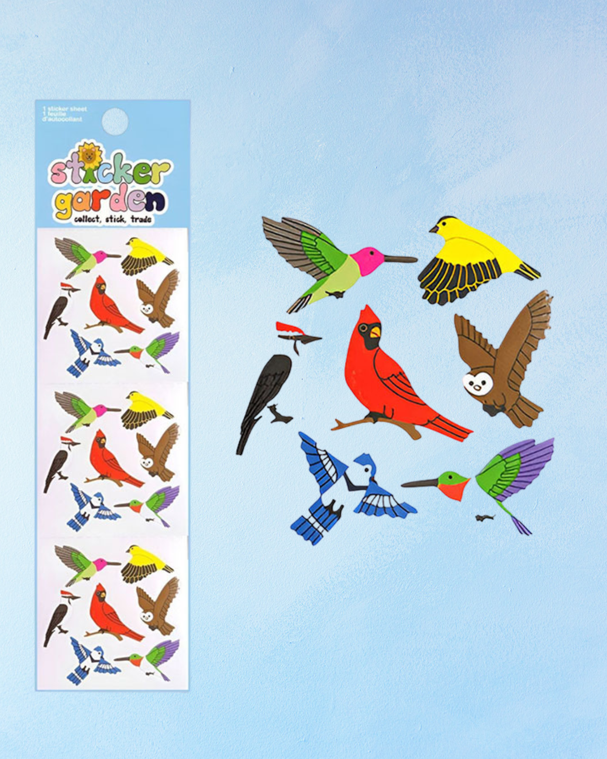 sticker sheet - birds