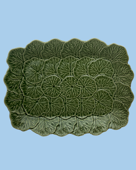 geranium platter