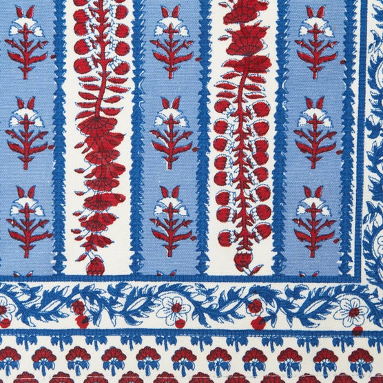 tea towel - avignon red & blue