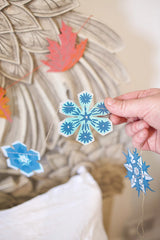 snowflake garland