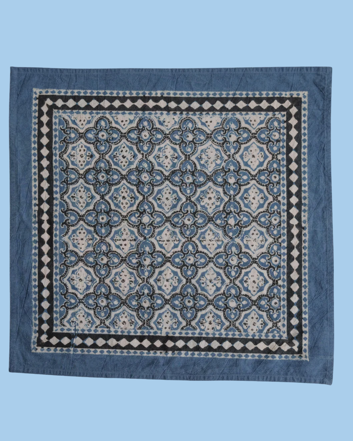 napkins - ajrakh indigo (set of two)