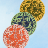 vaisselle - assiette plate : amalfi (plusieurs styles)
