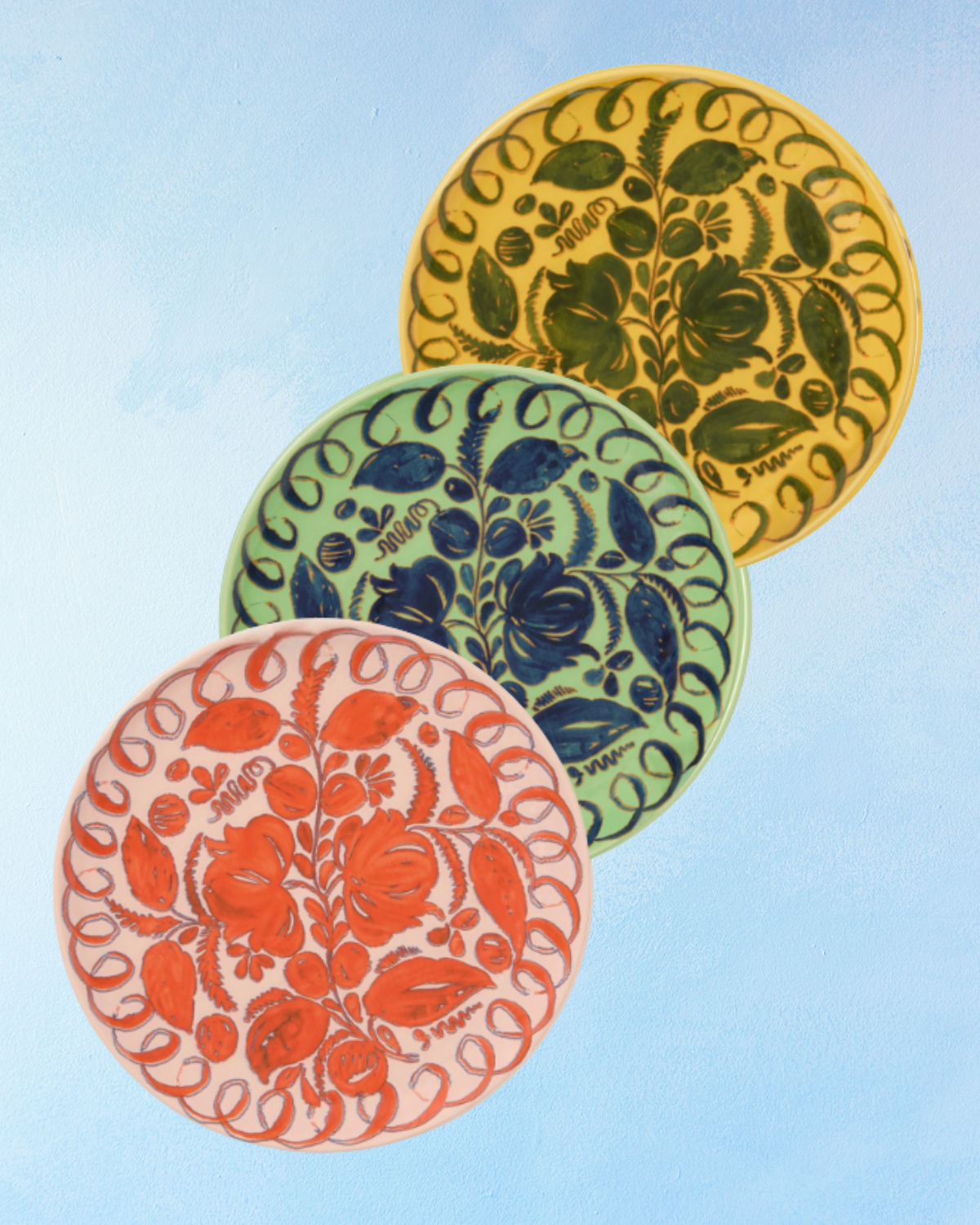 ceramic - amalfi dinner plate (multiple styles)