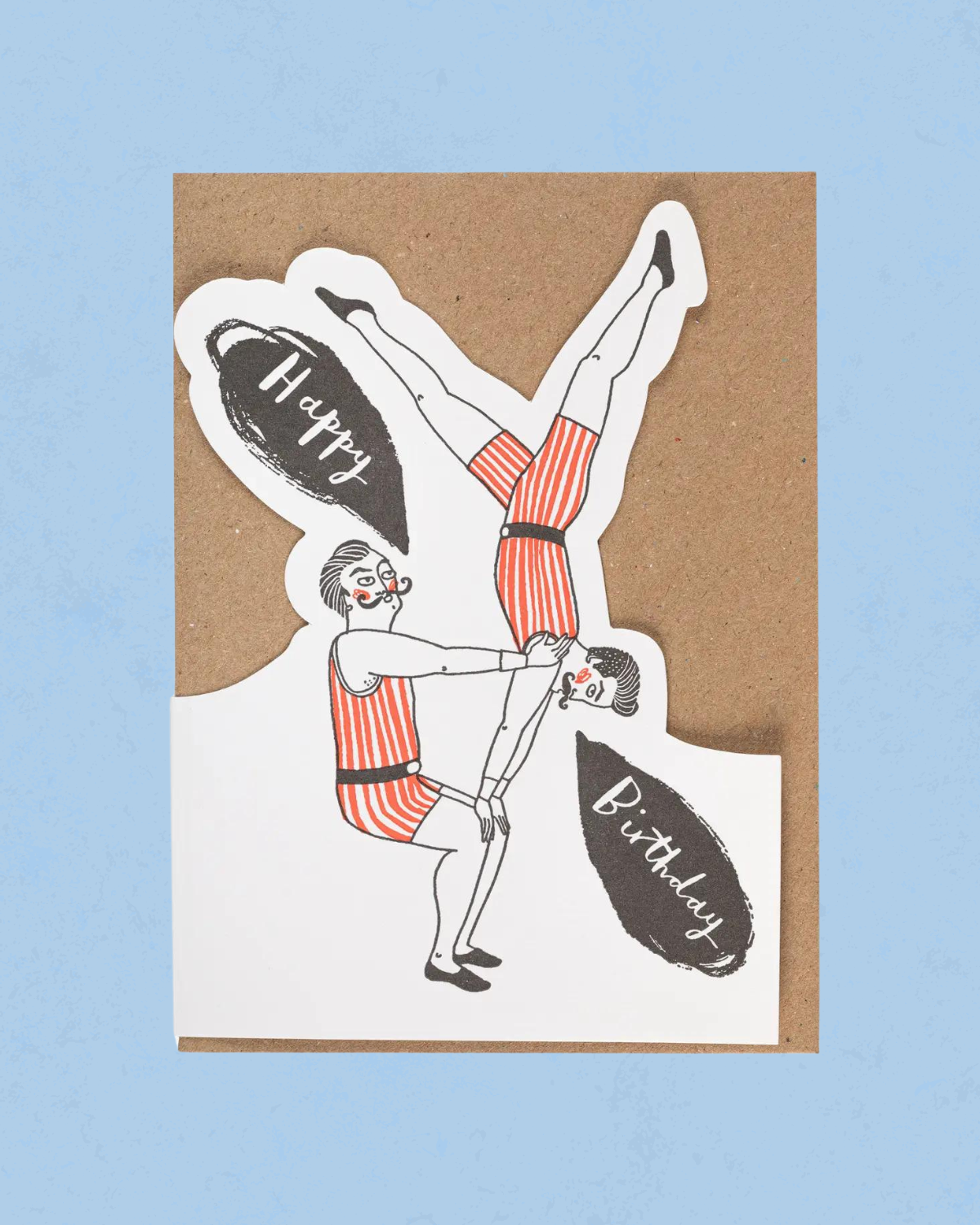 Archivist card happy birthday acrobats