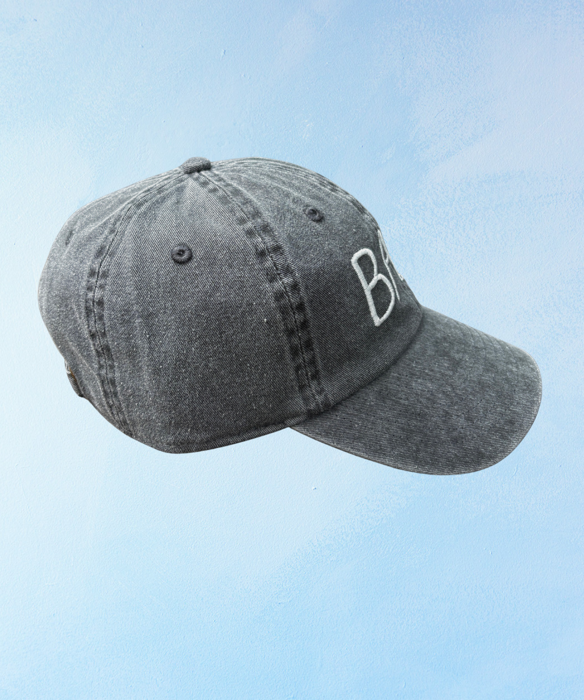 baa hat - black & white