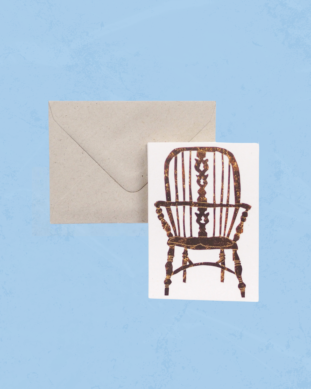 greeting card - chairs concertina