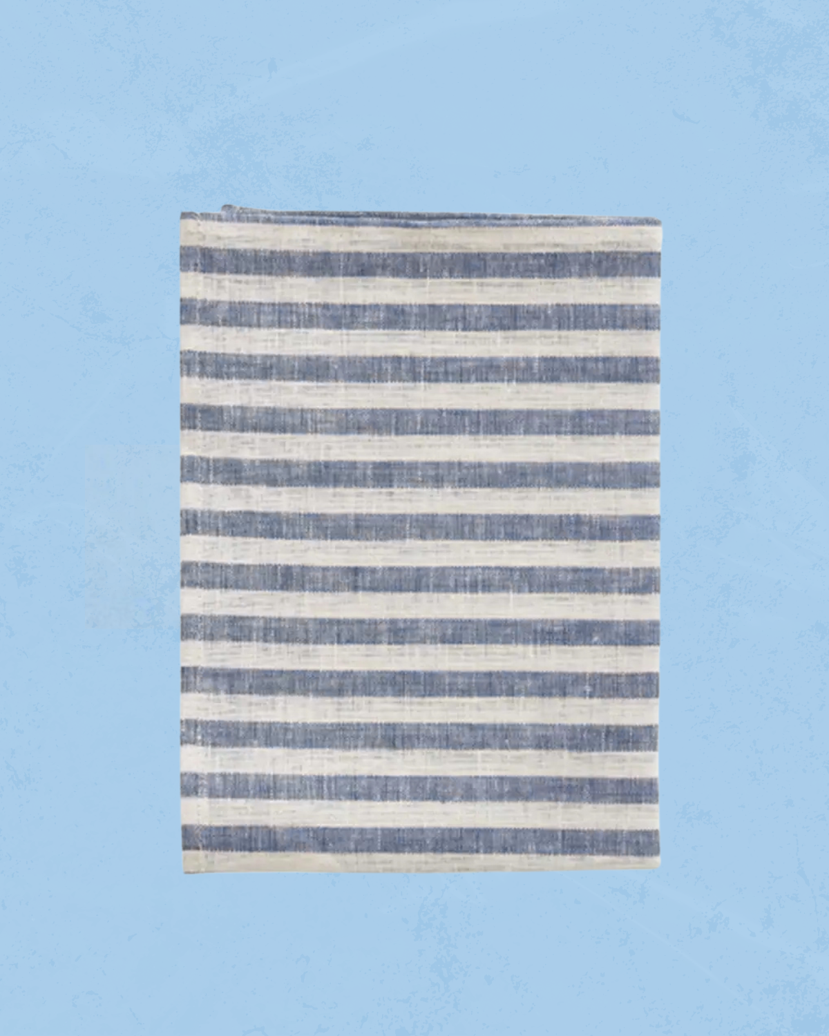 kitchen cloth - blue & white stripe