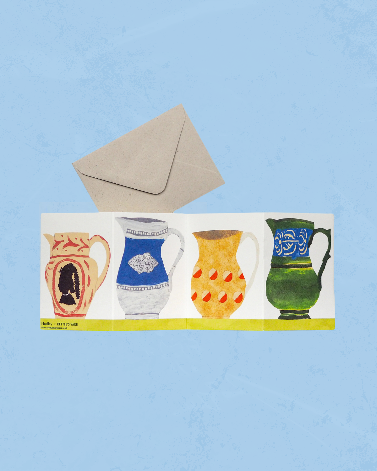 greeting card - four jugs