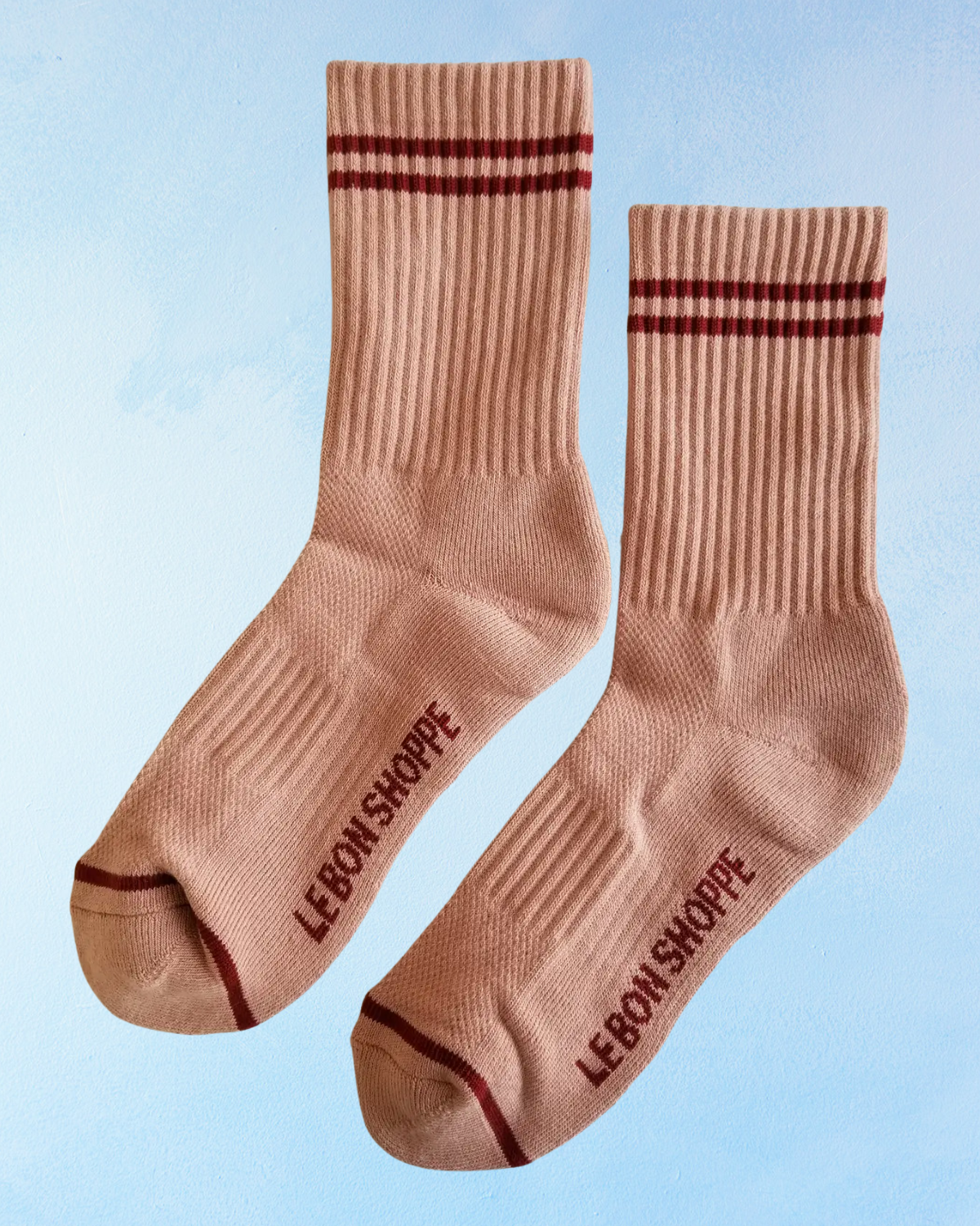 socks - boyfriend - vintage pink
