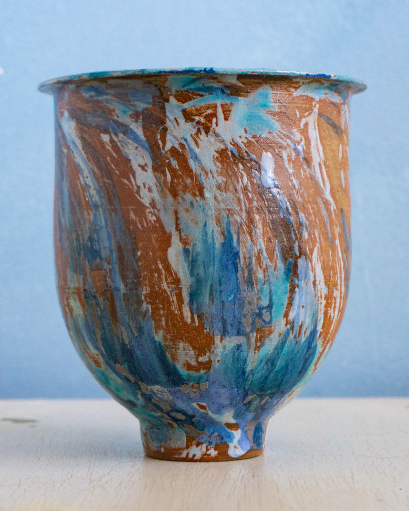 curated - French pottery vase