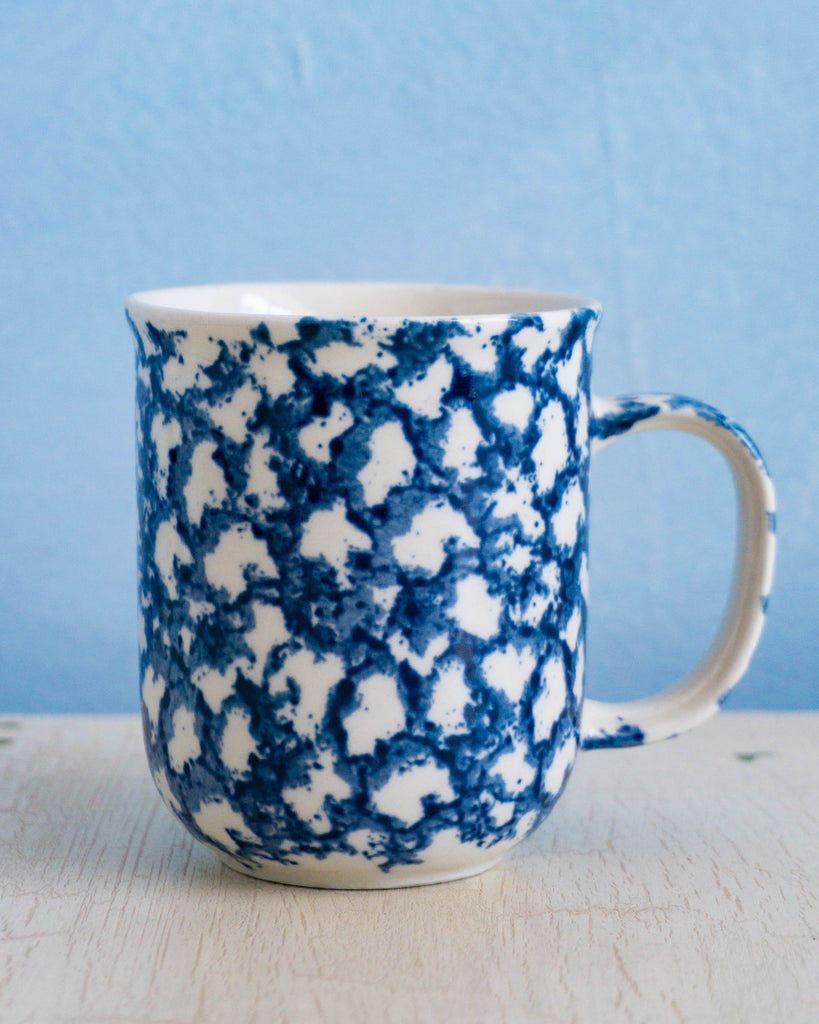 curated - spongeware mug