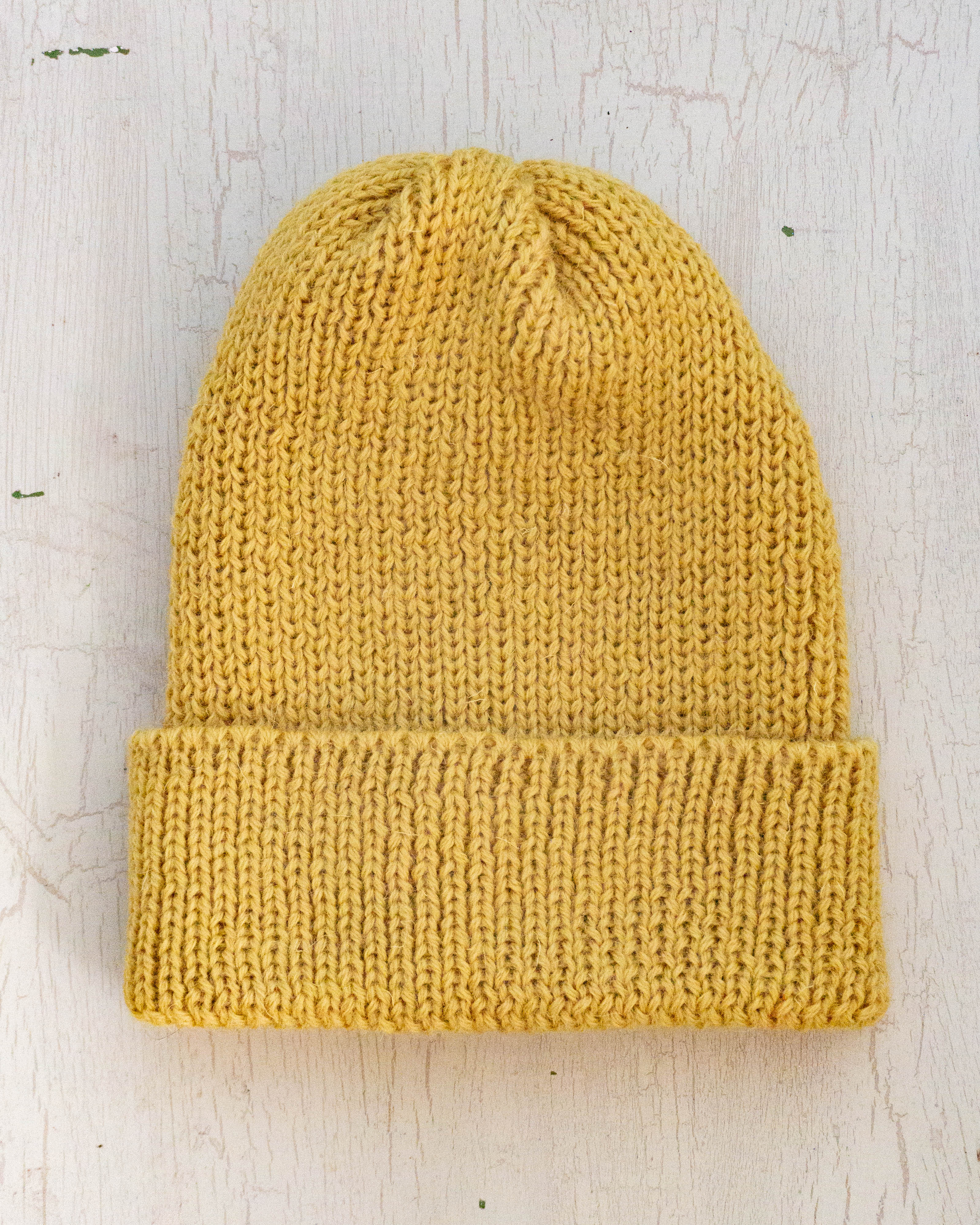 wool toque - sunflower