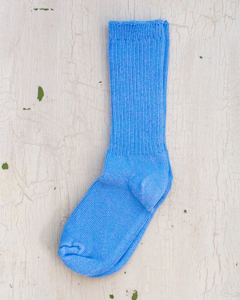 socks - cotton baby blue