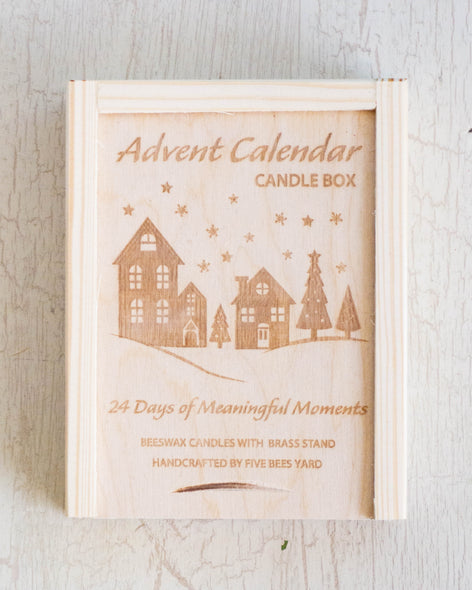 Advent Calendar candles for mindful moments