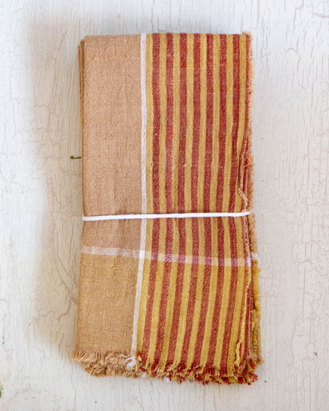 brown cotton napkin set (4)