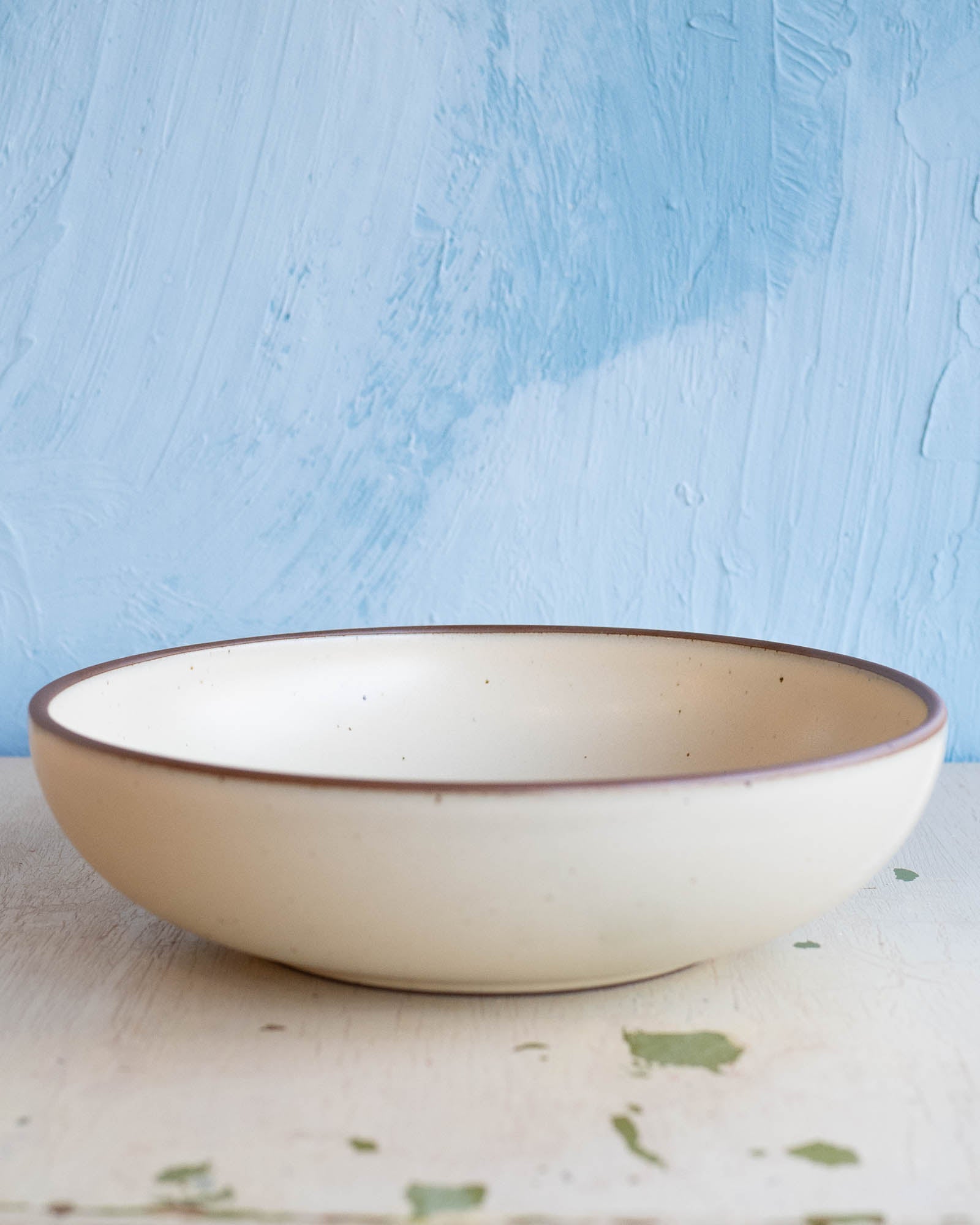 weeknight serving bowl - panna cotta