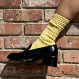 socks - ballet - pale yellow