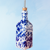 distributeur d'huile en céramique - bleu persan