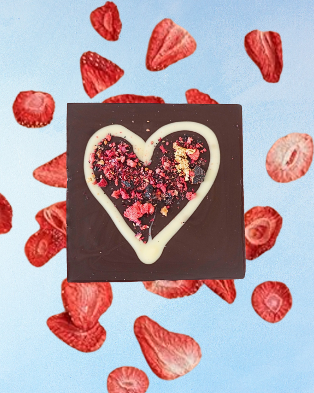 chocolate - blushing heart