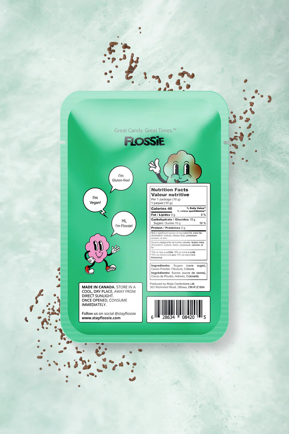 cotton candy - mint chocolate