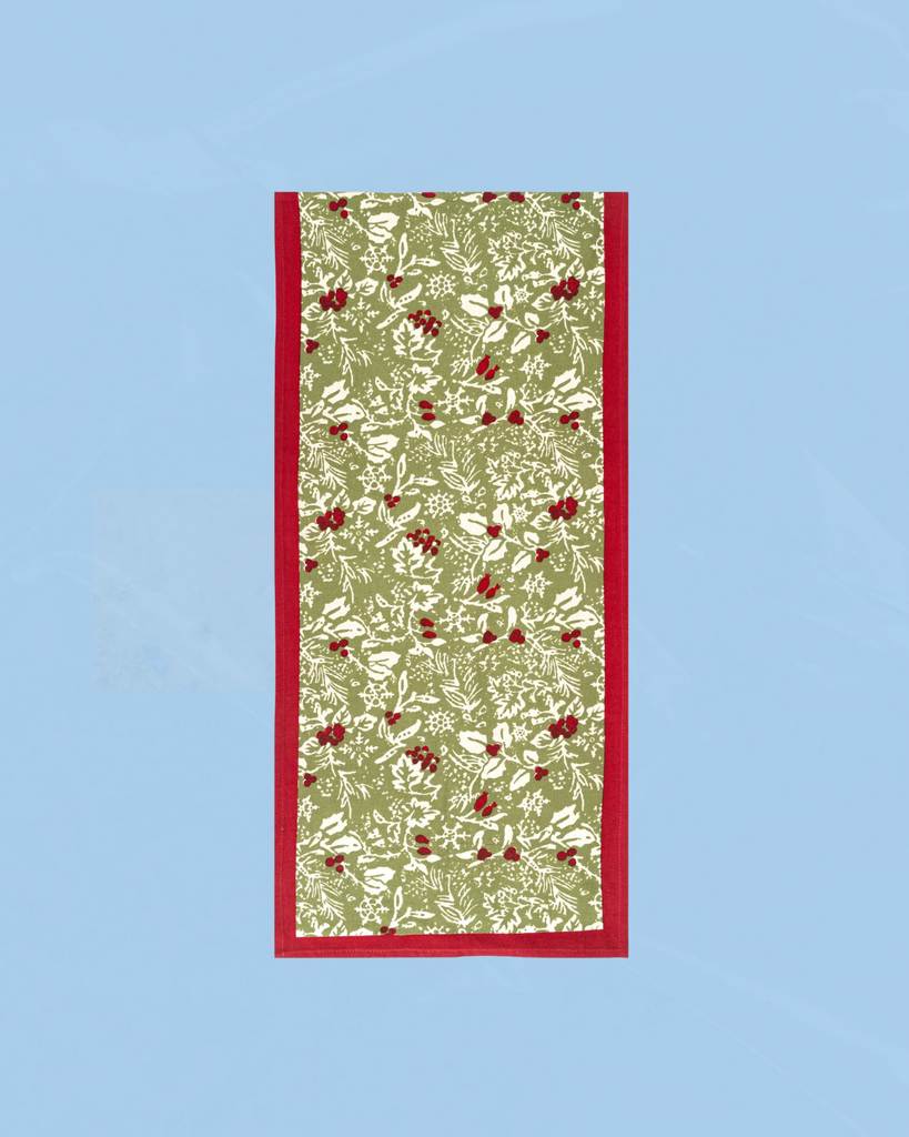 table runner - holly