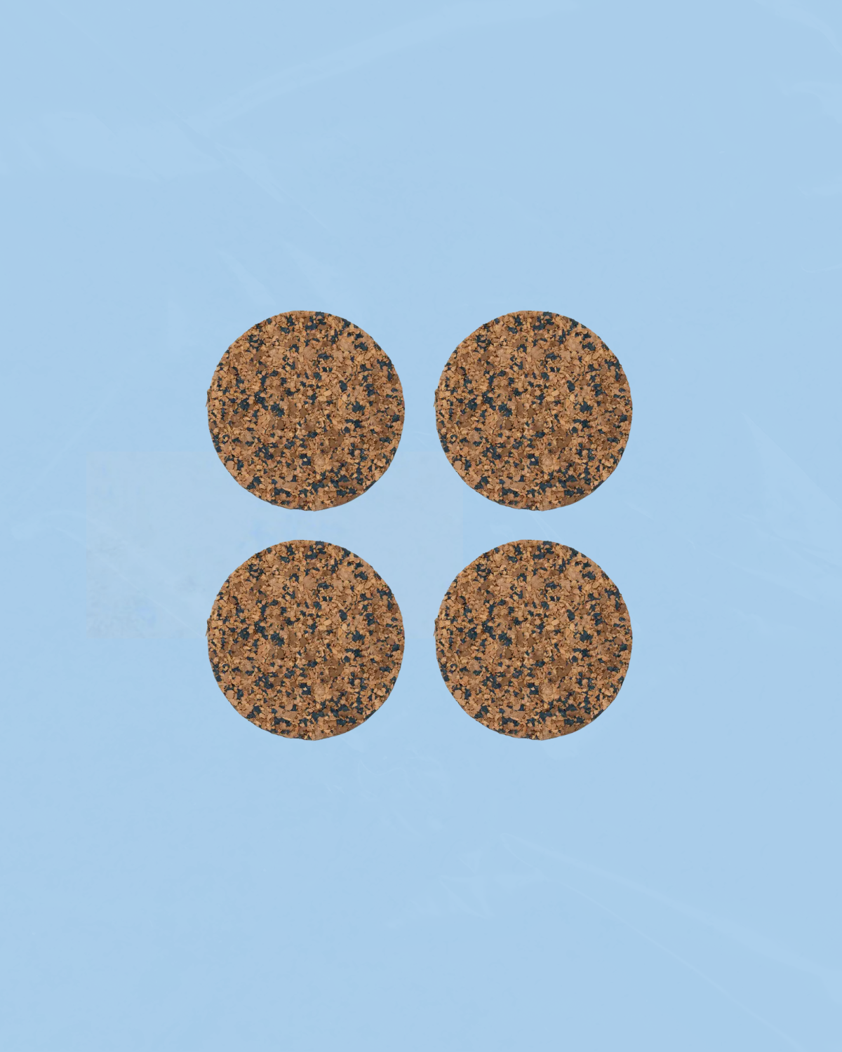 coasters - speckled navy cork