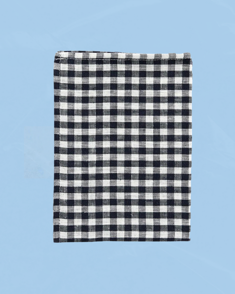 kitchen cloth - black gingham