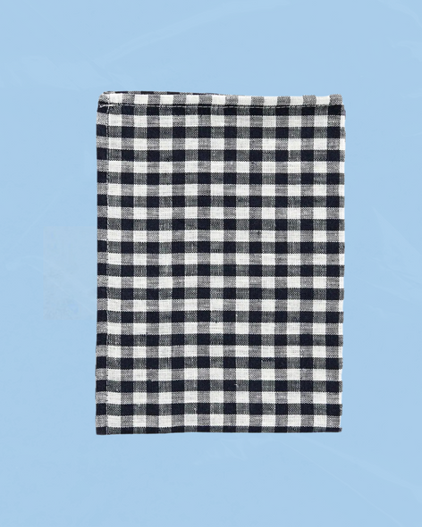 kitchen cloth - black gingham