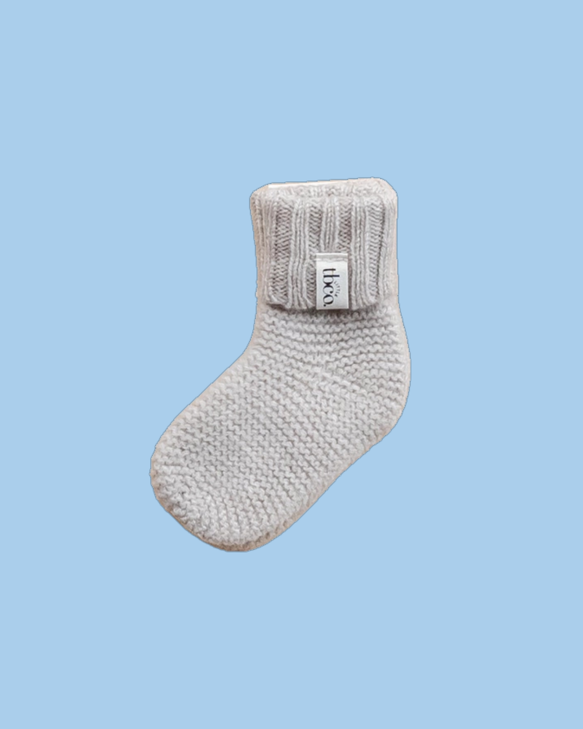 merino wool baby socks - oatmeal