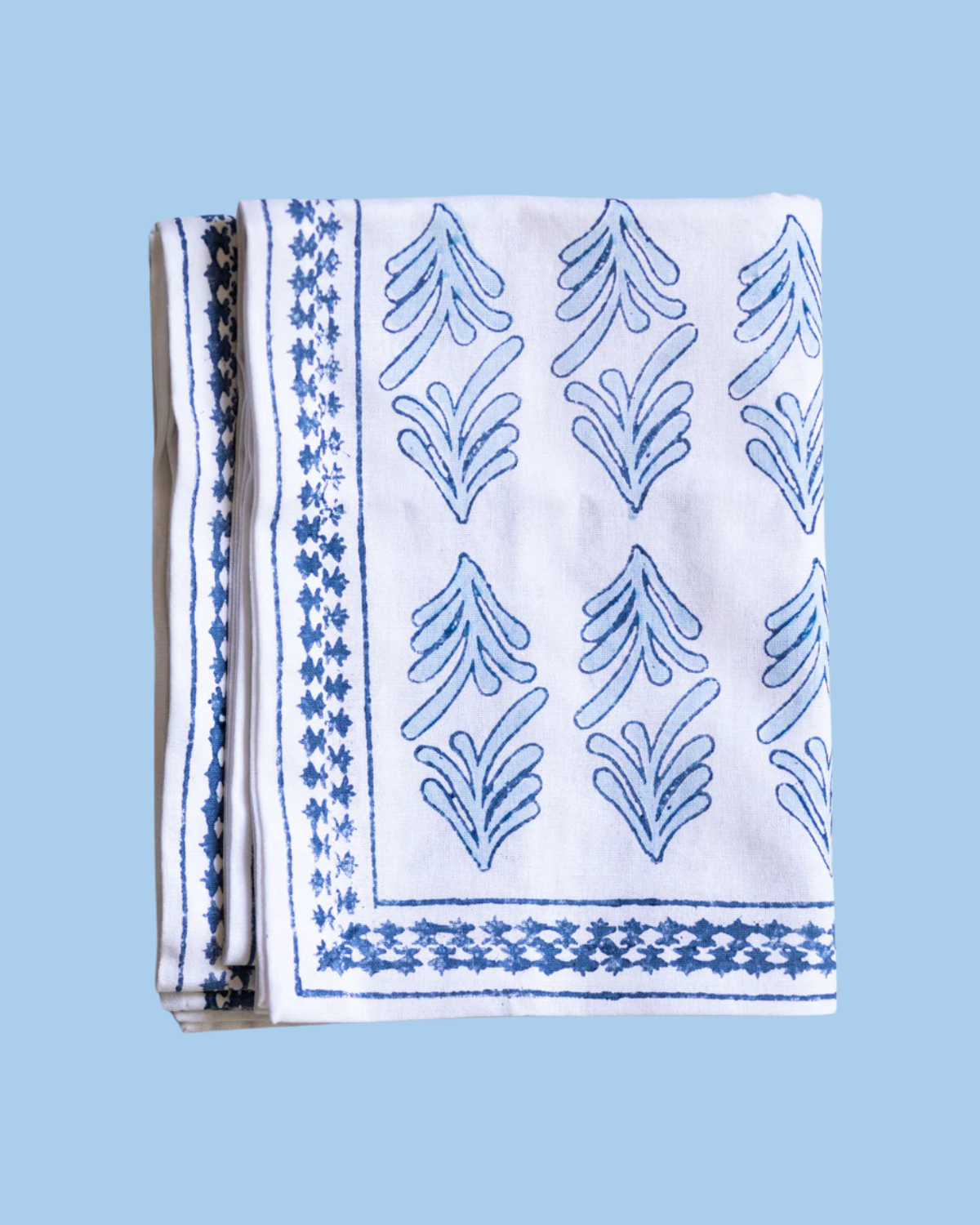 table runner - palmetto/uniform blue/navy