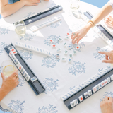 tablecloth - lotus navy