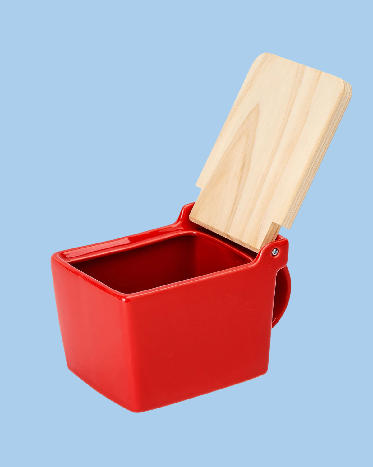 ceramic salt cellar - tomato