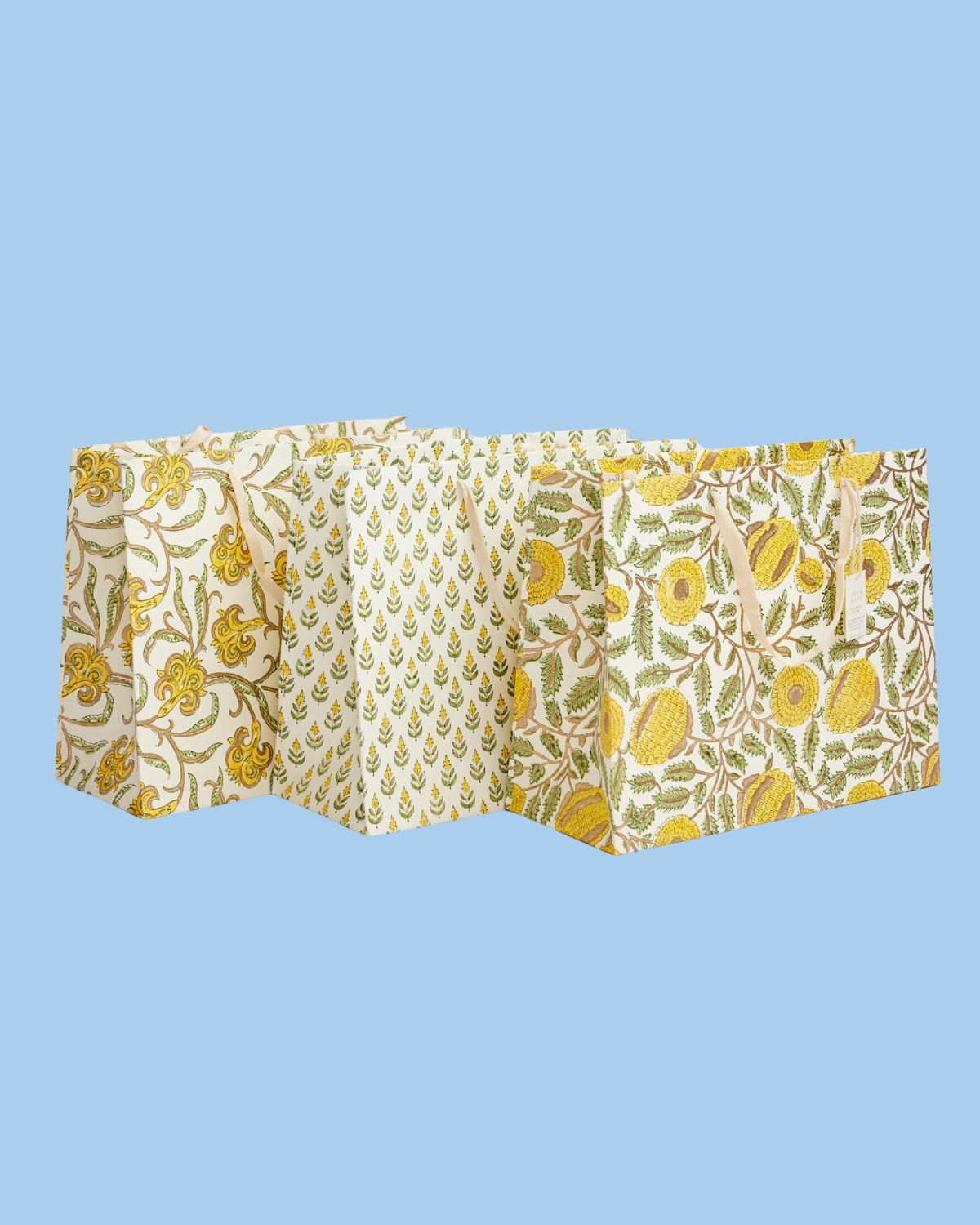 large gift bag - yellow (multiple styles)
