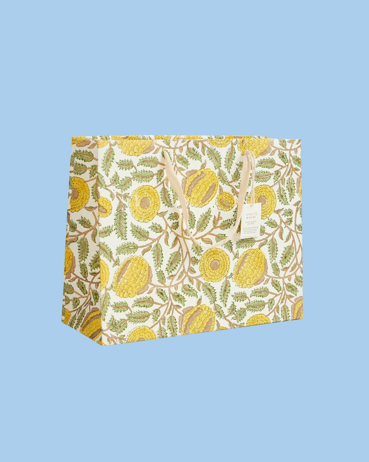 large gift bag - yellow (multiple styles)