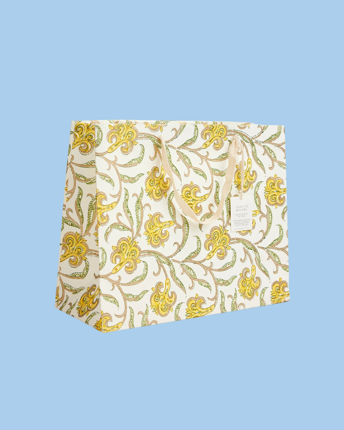 large gift bag - yellow (multiple styles)