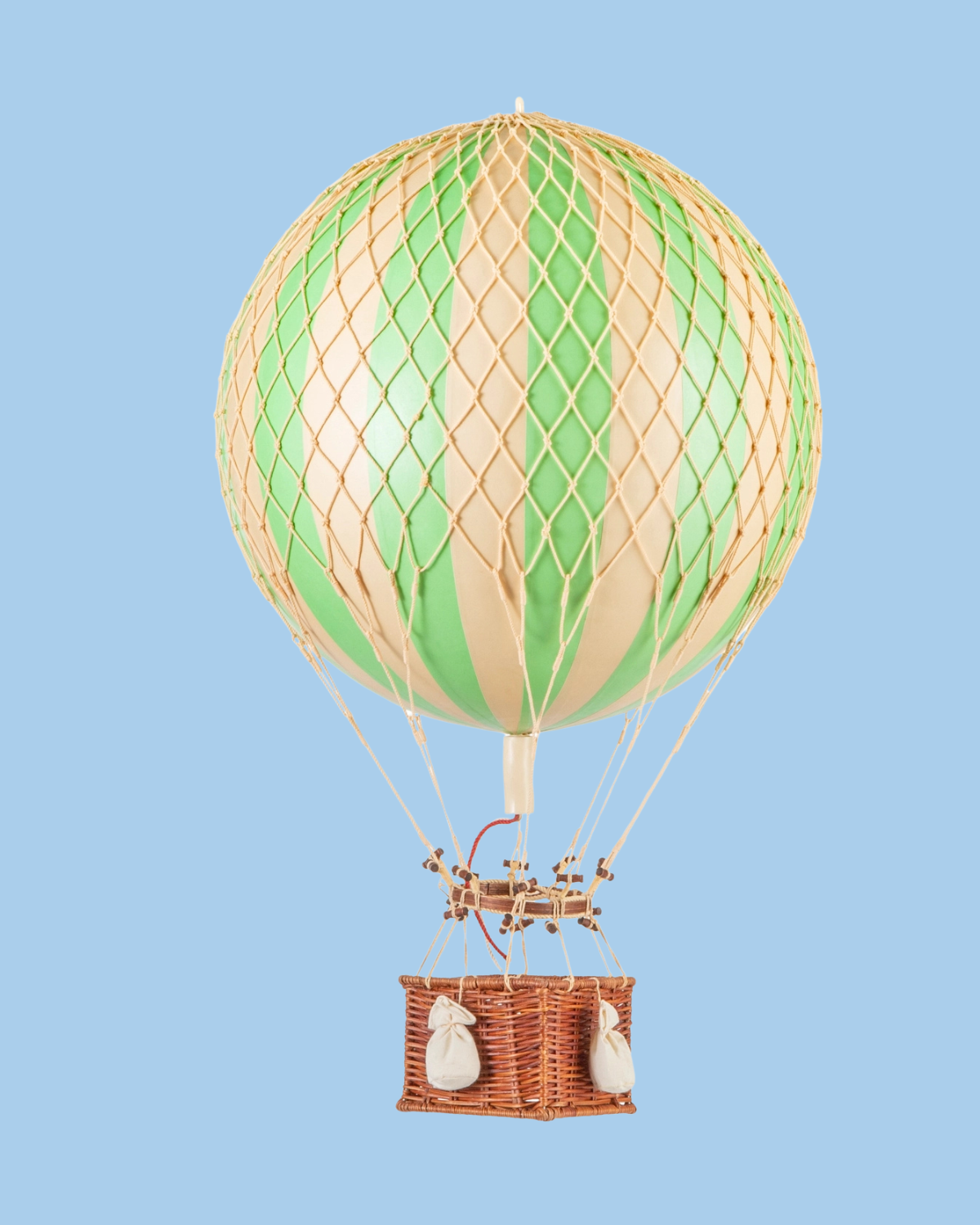 decorative air balloon - large - green mini stripe