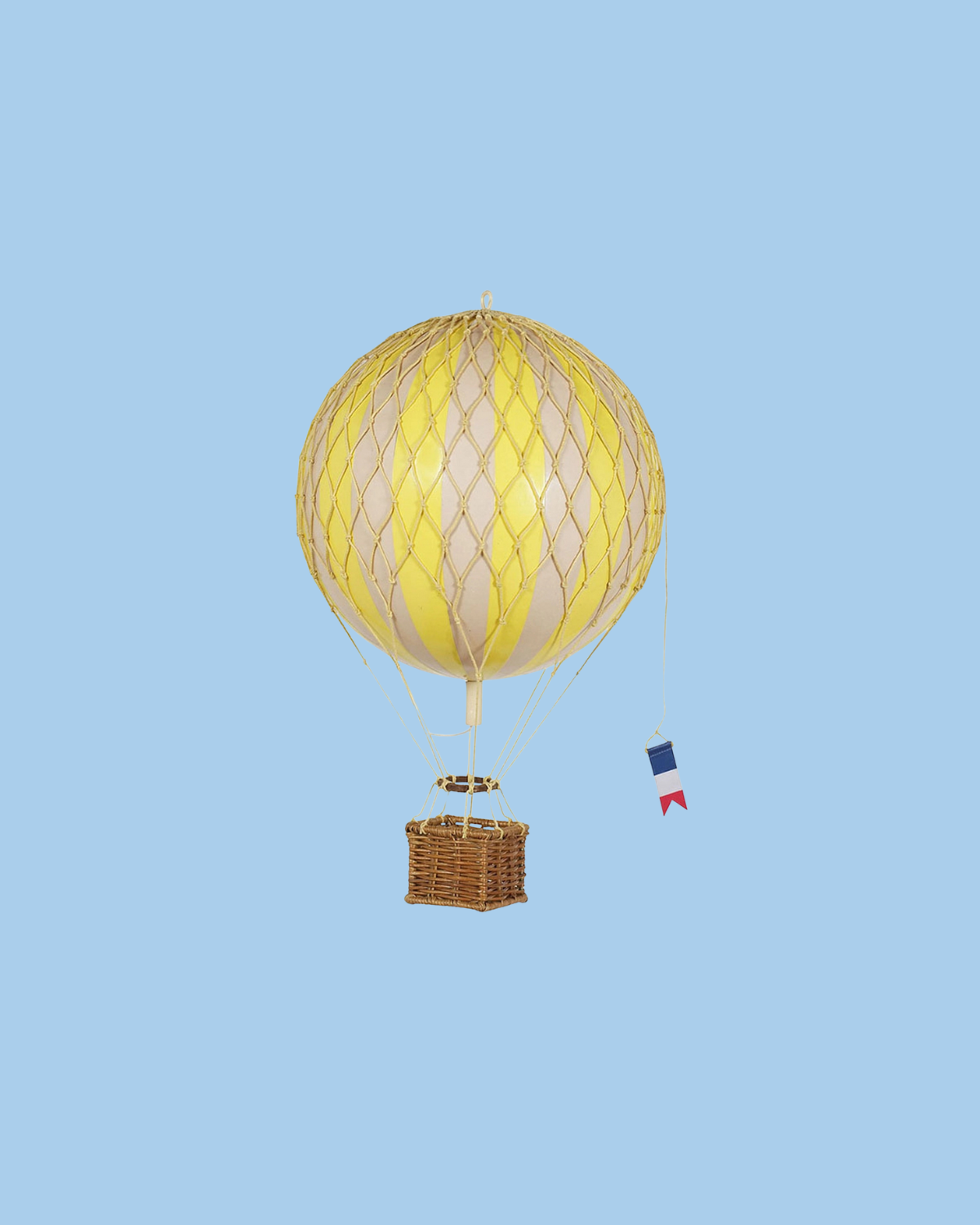 decorative air balloon - small - yellow mini stripe