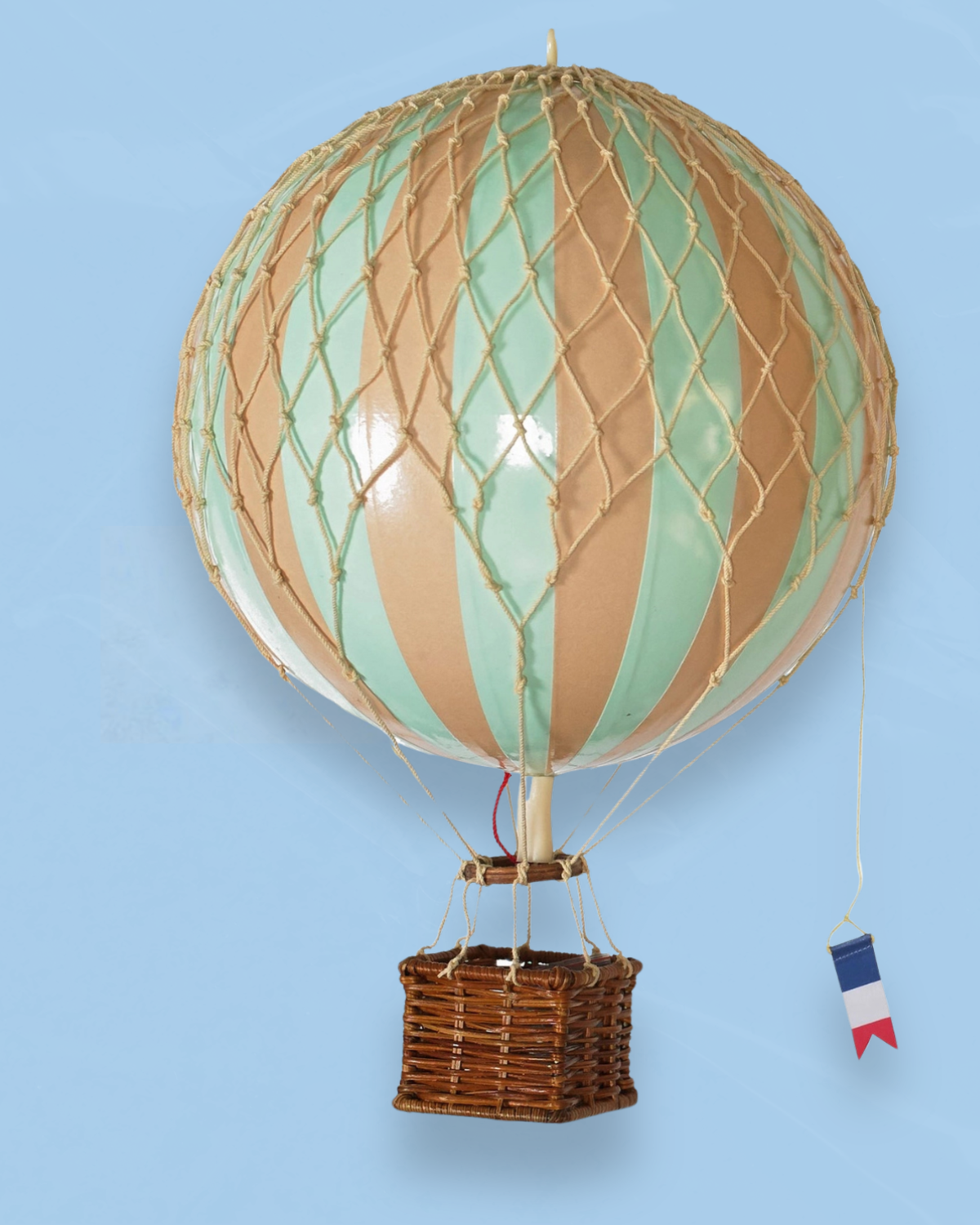 decorative air balloon  - medium - mint stripe