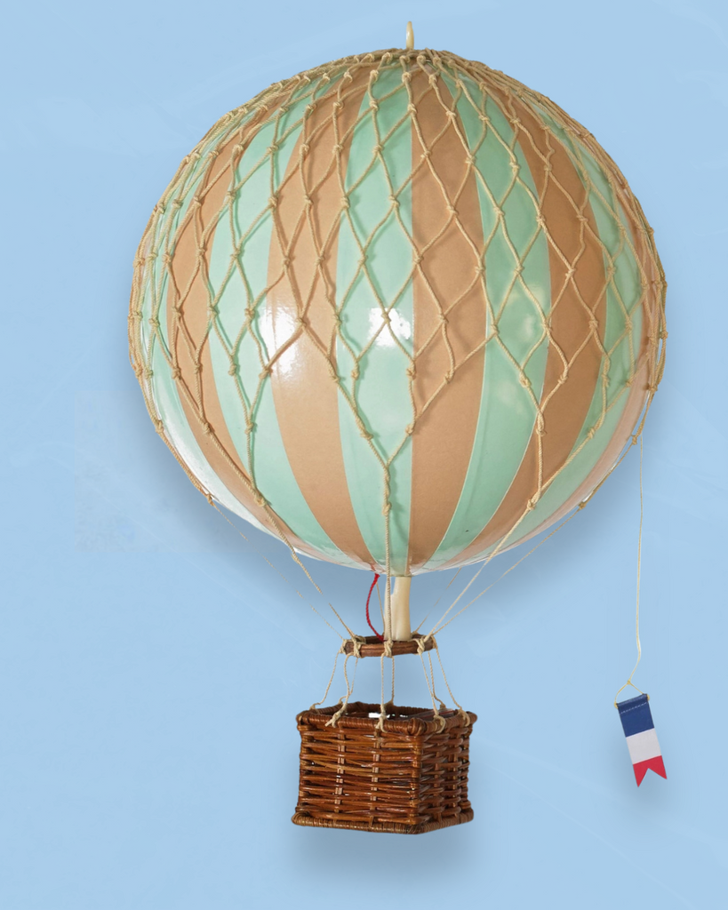 decorative air balloon  - medium - mint stripe