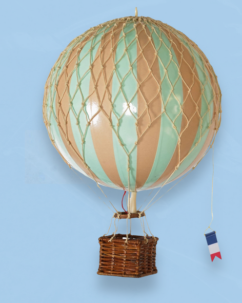 decorative air balloon  - medium - mint stripe