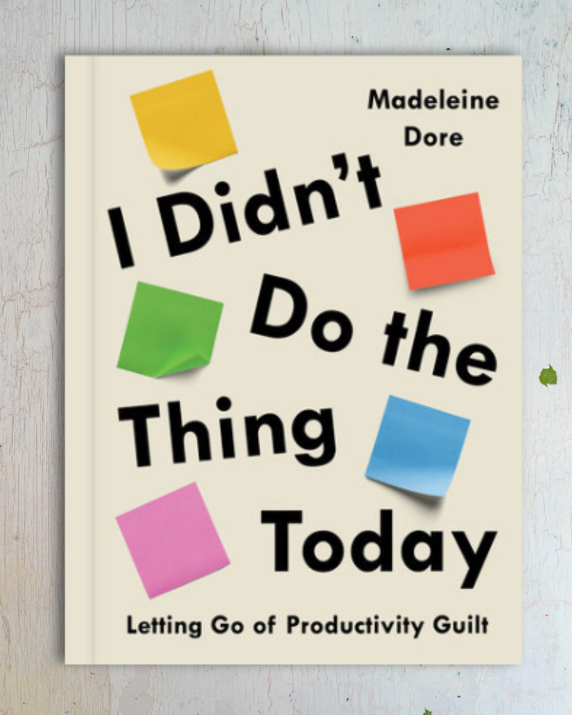 book - i didn't do the thing today