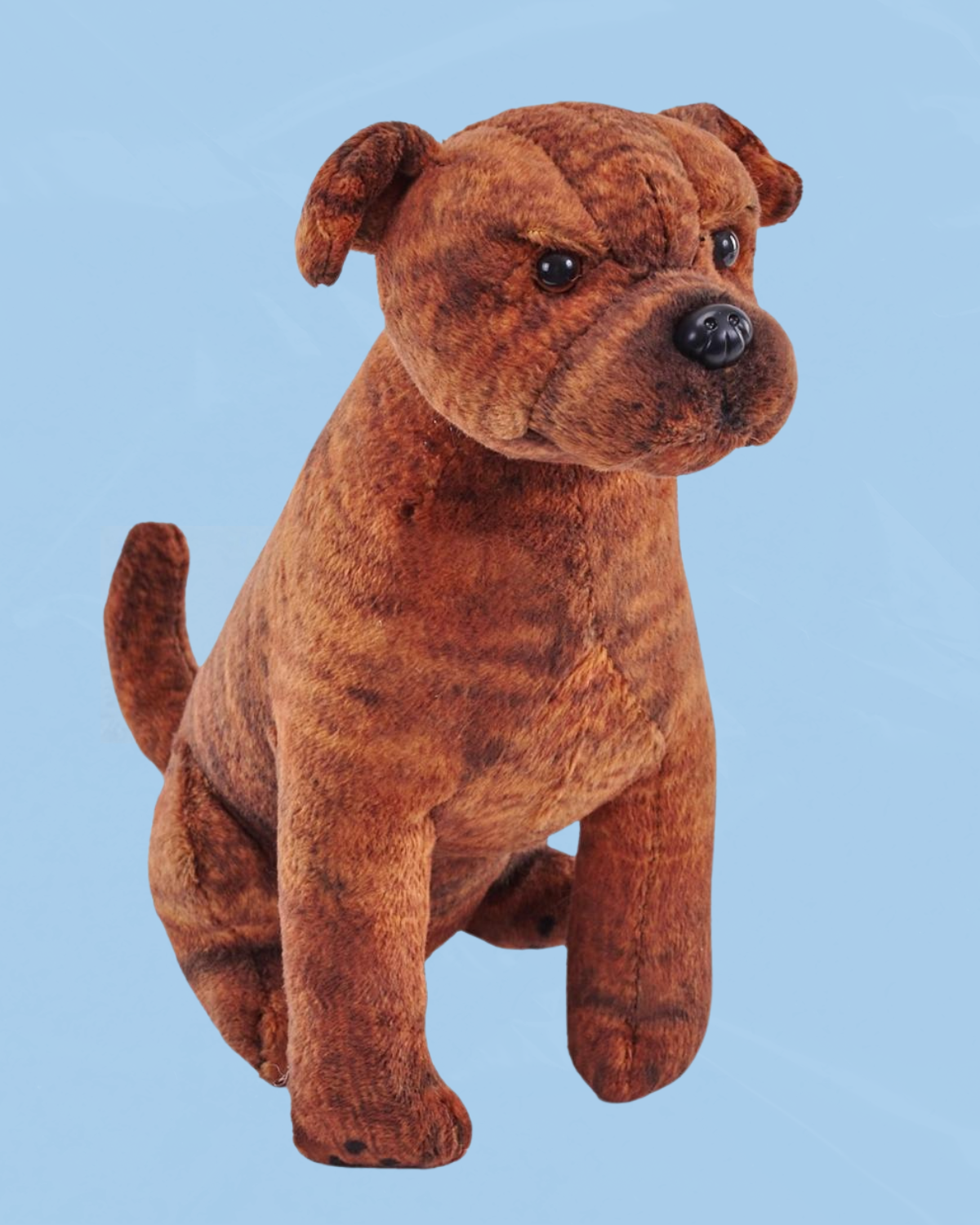 stuffed animal - barking rescue staffordshire bull terrier