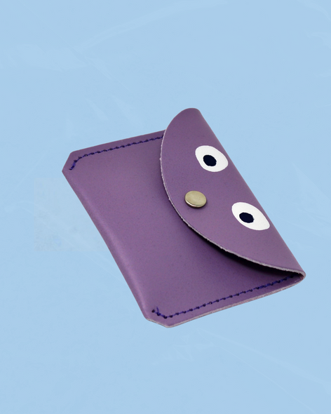 mini coin purse - googly eye