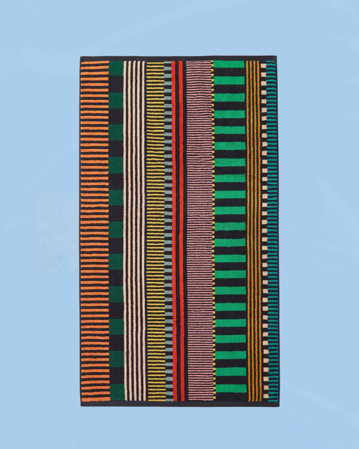 bath towel - multi stripe