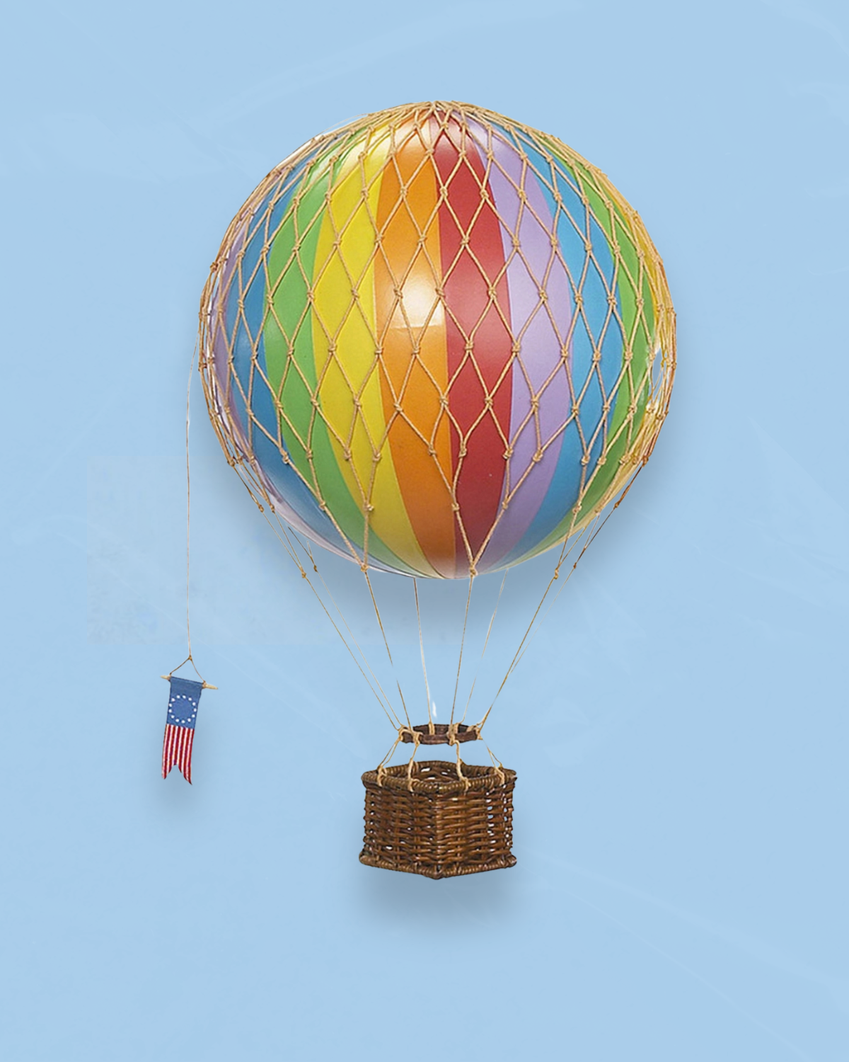 decorative air balloon - small - rainbow stripe